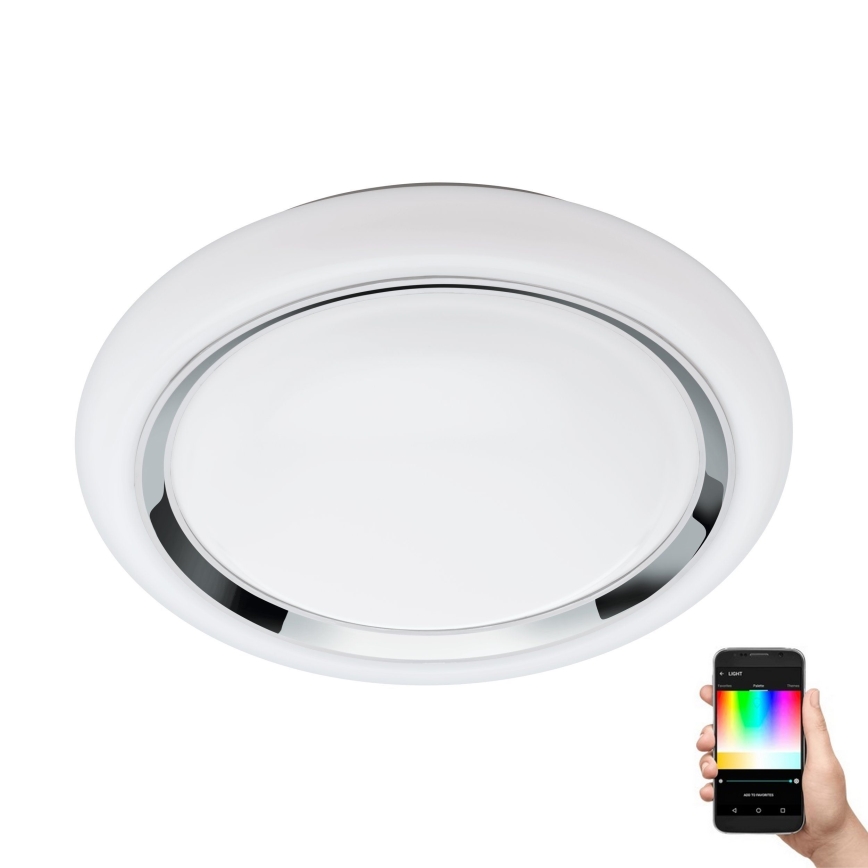 Eglo - Светодиодный потолочный RGBW-светильник с регулированием яркости CAPASSO-C LED/17W/230V
