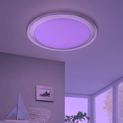 Eglo - LED з регульованою яскравістю Настінний / стельовий світильник COMPETA-C LED/17W/230V