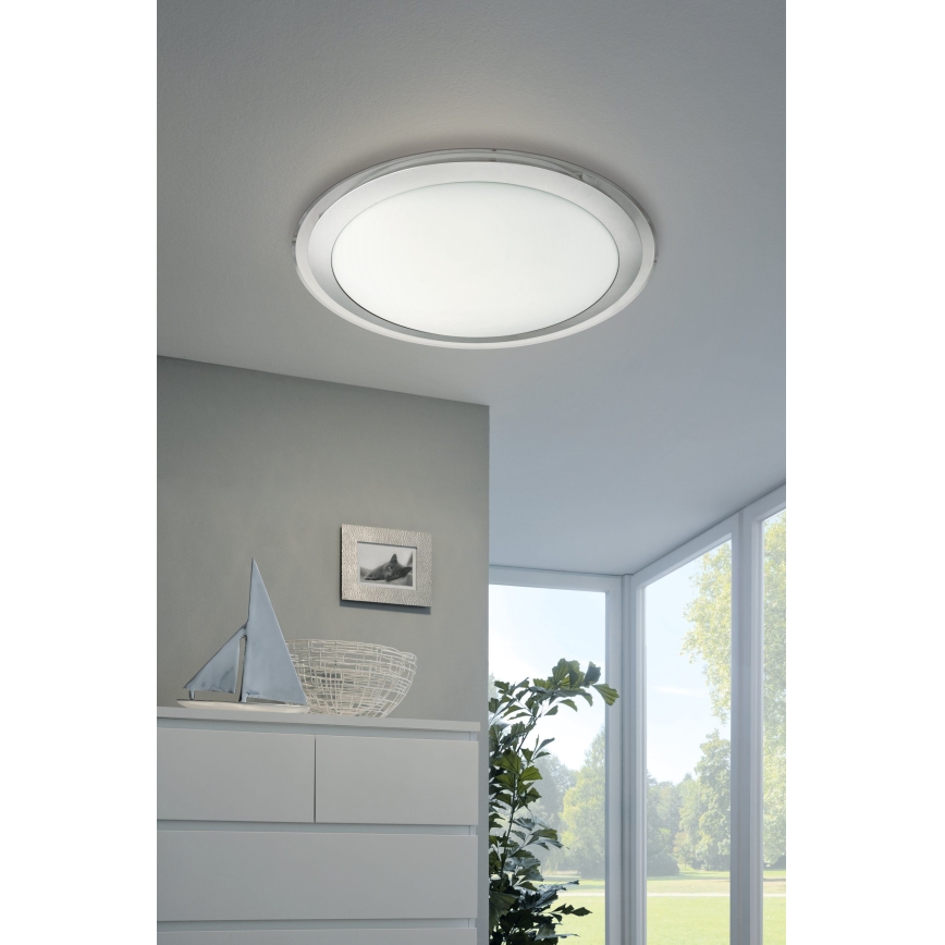 Eglo - LED з регульованою яскравістю Настінний / стельовий світильник COMPETA-C LED/17W/230V