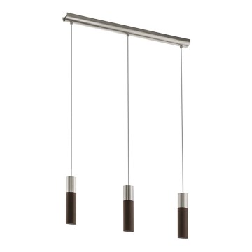 Eglo 96882 - Светодиодный подвесной светильник VILLORA 3xGU10/5W/230V