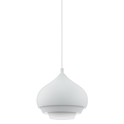 Eglo - Підвісна люстра 1xE27/60W/230V білий