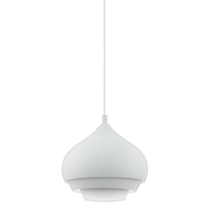 Eglo - Підвісна люстра 1xE27/60W/230V білий