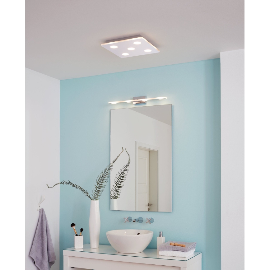 Eglo - Светодиодная подсветка зеркала для ванной комнаты 4xLED/4,5W/230V IP44