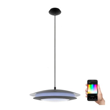 Eglo 96979 - Светодиодный подвесной RGB-светильник MONEVA-C 1xLED/27W/230V