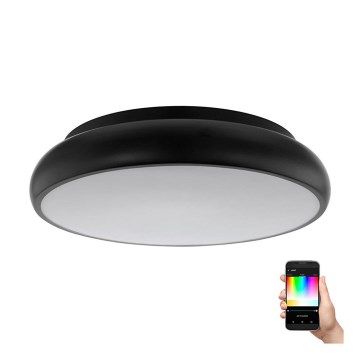 Eglo 96996 - Светодиодный потолочный RGB-светильник RIODEVA-C 1xLED/27W/230V