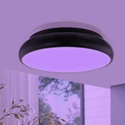 Eglo 96996 - Светодиодный потолочный RGB-светильник RIODEVA-C 1xLED/27W/230V