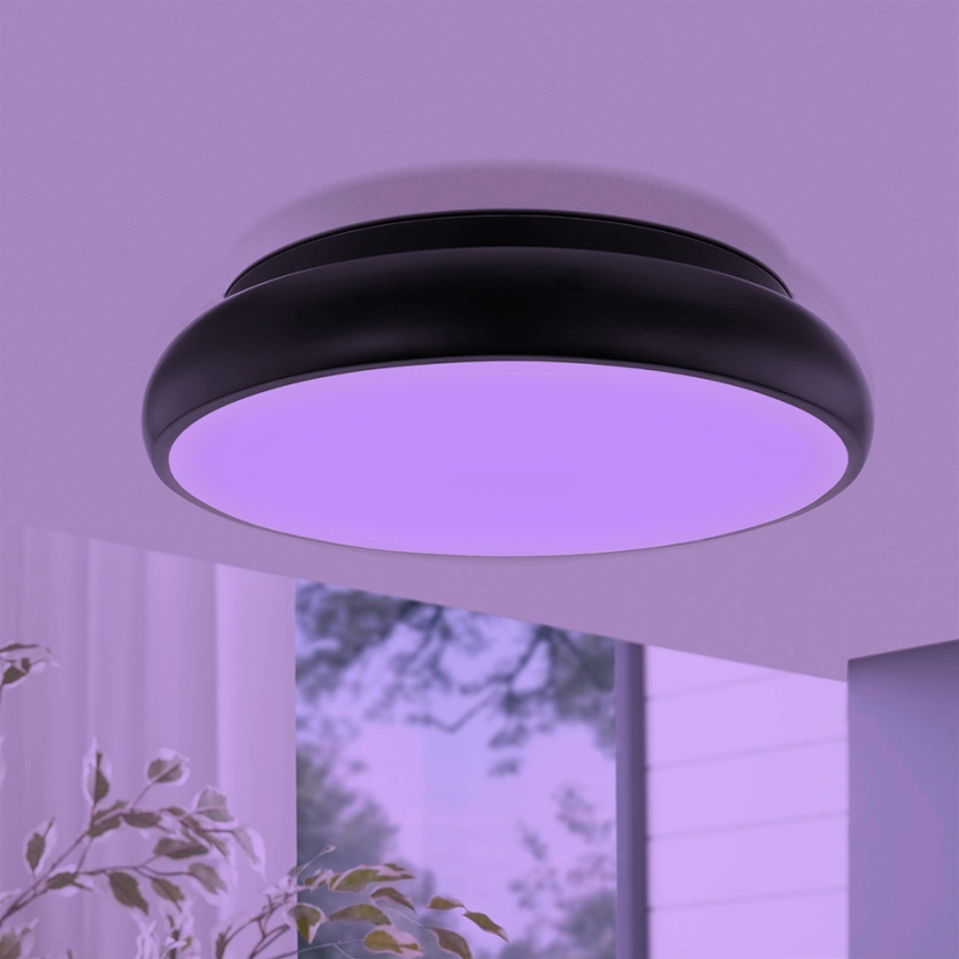 Eglo 96996 - Светодиодный потолочный RGB-светильник RIODEVA-C 1xLED/27W/230V