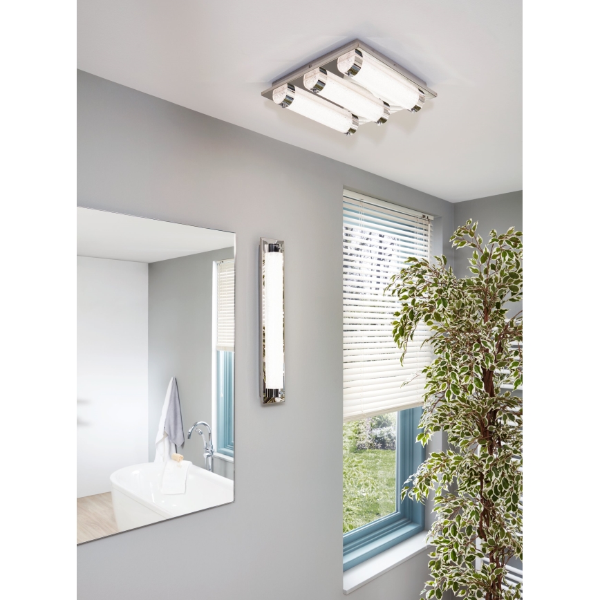 Eglo - Светодиодный настенный светильник для ванной комнаты 1xLED/19W/230V IP44