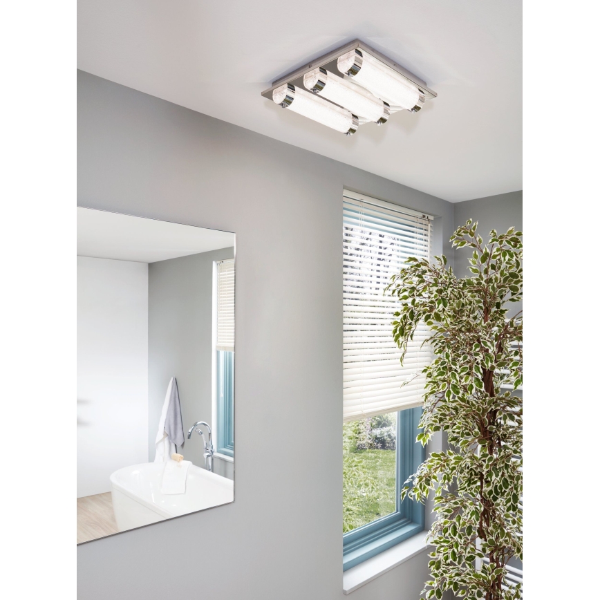 Eglo - Светодиодный потолочный светильник для ванной комнаты 3xLED/7W/230V IP44
