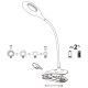 Eglo - Светодиодная лампа с регулированием яркости и зажимом 1xLED/3W/230V белый