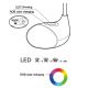 Eglo - Світлодіодна настільна лампа з регульованою яскравістю 1xLED/2,2W+0,3W/230V RGB