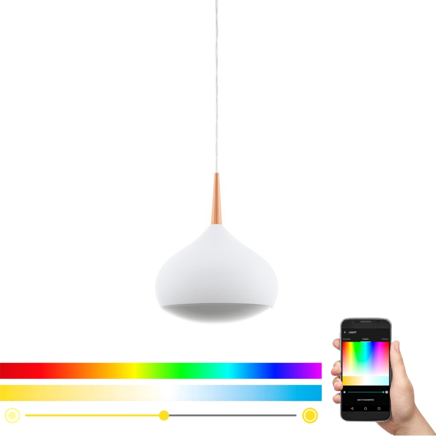 Eglo 97087 - LED RGBW Підвісний світильник з регулюванням яскравості COMBA-C 1xLED/18W/230V