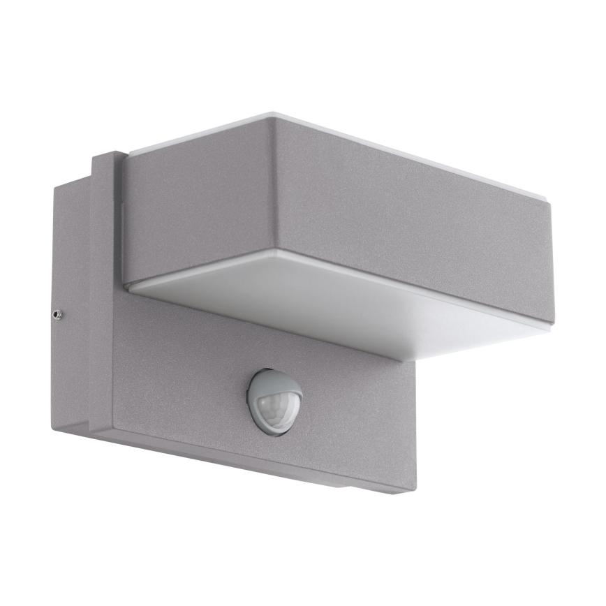 Eglo - Вуличний світлодіодний настінний світильник з датчиком 2xLED/5,6W/230V IP44