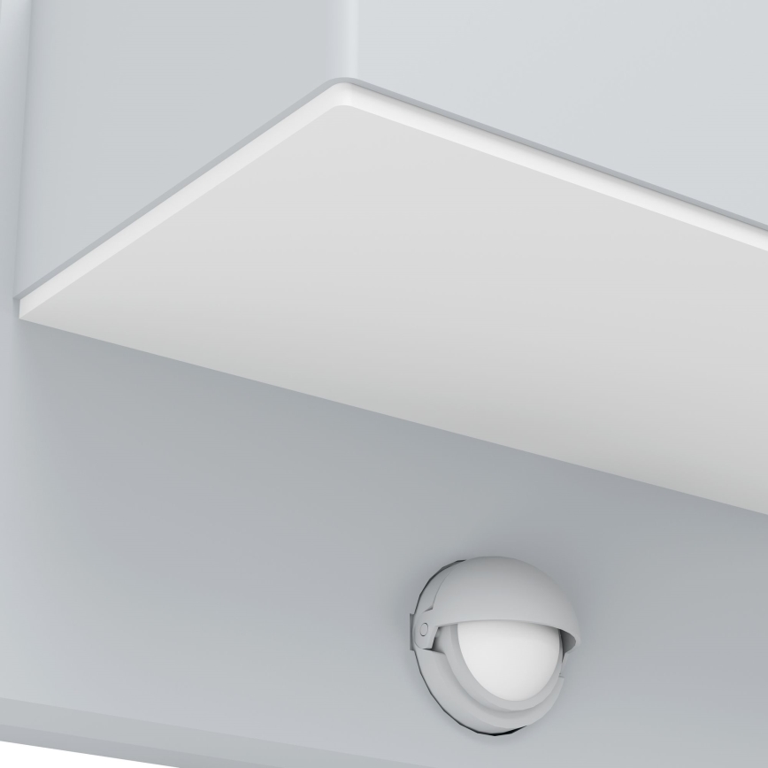 Eglo - Вуличний світлодіодний настінний світильник з датчиком 2xLED/5,6W/230V IP44