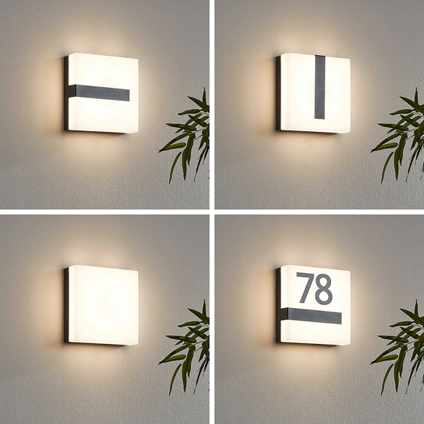 Eglo - LED з регульованою яскравістю Зовнішній настінний світильник TORAZZA-C LED/14W/230V IP44