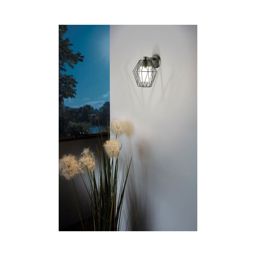 Eglo - Уличный настенный светильник 1xE27/60W/230V IP44
