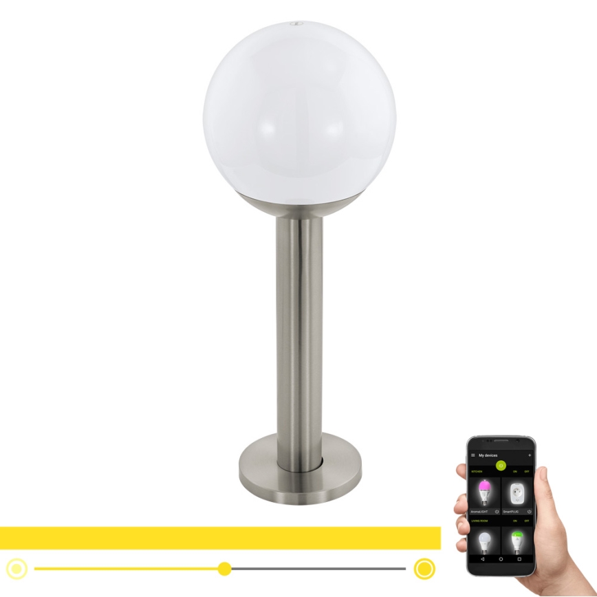 Eglo - Вулична LED лампа з регулюванням яскравості NISIA-C 1xE27/9W/230V 525 мм IP44
