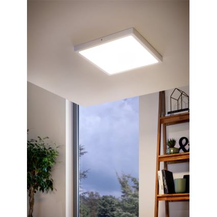 Eglo - Світлодіодний стельовий світильник 1xLED/25W/230V білий кутовий 2500 lm