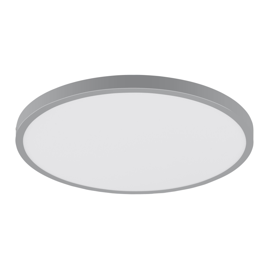 Eglo - Світлодіодний стельовий світильник 1xLED/25W/230V срібний круглий 4000K