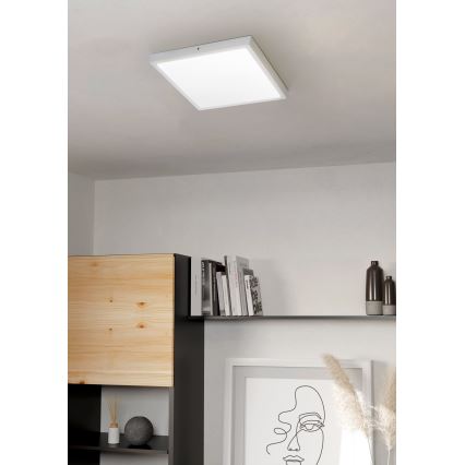 Eglo - Світлодіодний стельовий світильник 1xLED/25W/230V білий кутовий 4000K