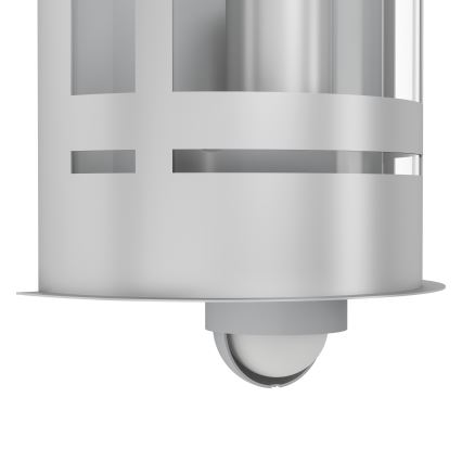Eglo - Вуличний настінний світильник з датчиком 1xE27/60W/230V IP44