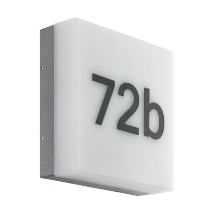 Eglo - Номер дома со светодиодной подсветкой LED/8,2W/230V IP44