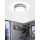 Eglo - Светодиодный потолочный светильник для ванной комнаты с регулированием яркости LOCANA-C LED/14W серый IP44
