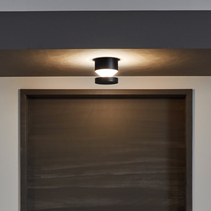 Eglo - Вуличний світлодіодний настінний світильник LED/11W/230V чорний IP44