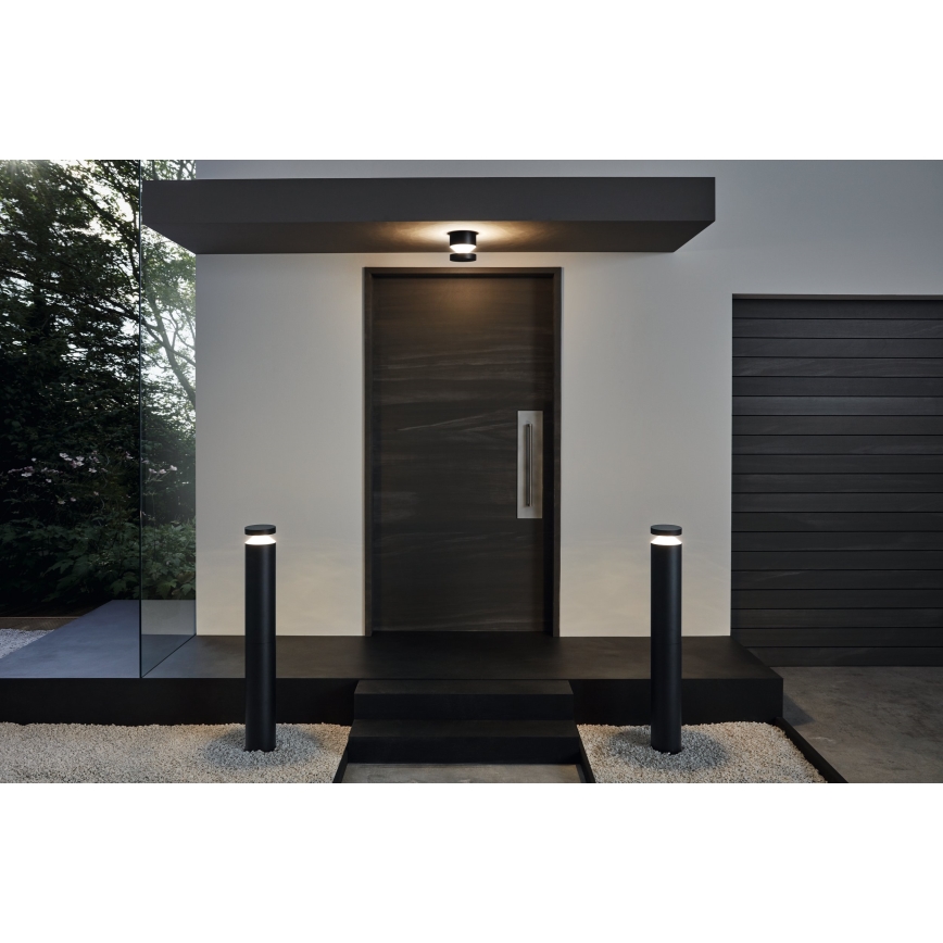 Eglo - Уличная светодиодная лампа LED/11W/230V IP4черная 990 мм