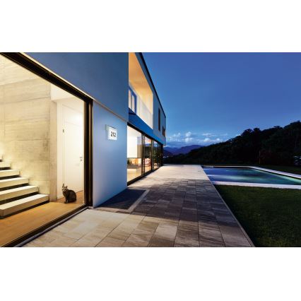 Eglo - Номер дома с подсветкой на солнечной батарее LED/2W/3,7V 2000 mAh IP44