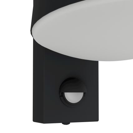Eglo - Уличный настенный светильник с датчиком 1xE27/10W/230V IP44
