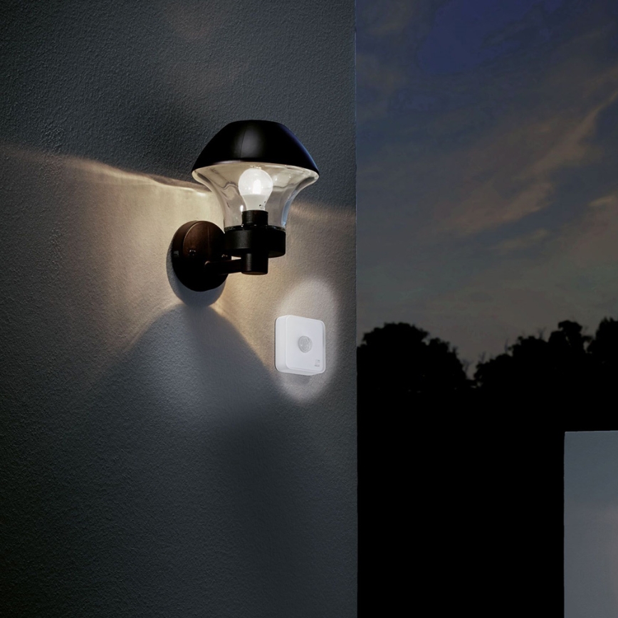 Eglo - Зовнішній датчик руху та сутінковий датчик CONNECT SENSOR 12 м 3xAA білий IP44