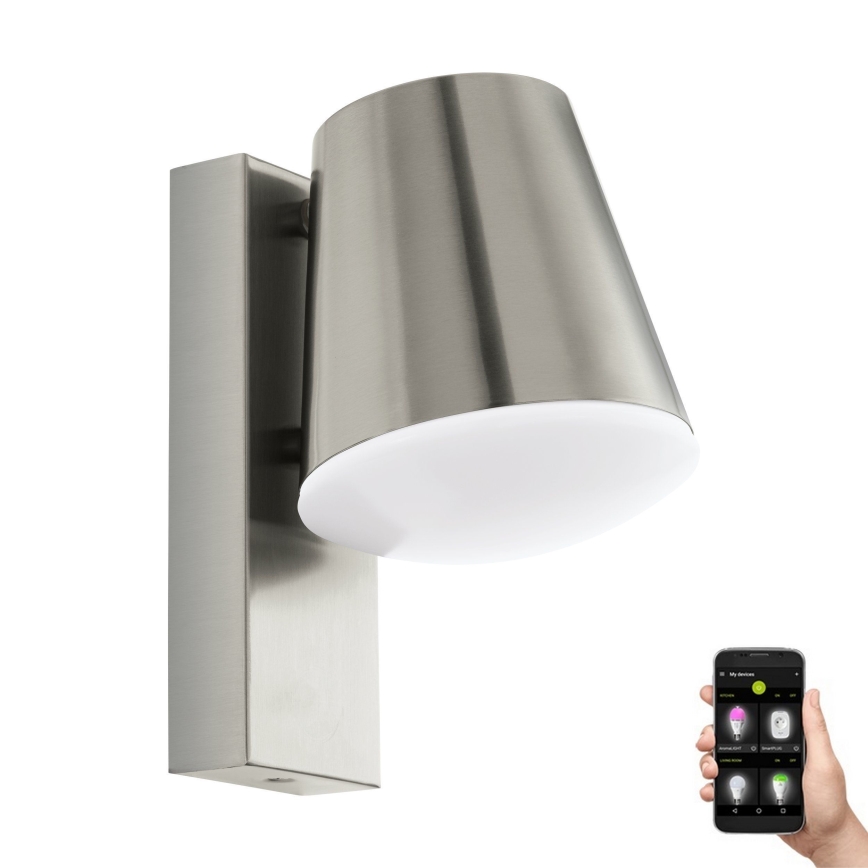 Eglo - LED з регульованою яскравістю Зовнішній настінний світильник CALDIERO-C 1xE27/9W/230V IP44