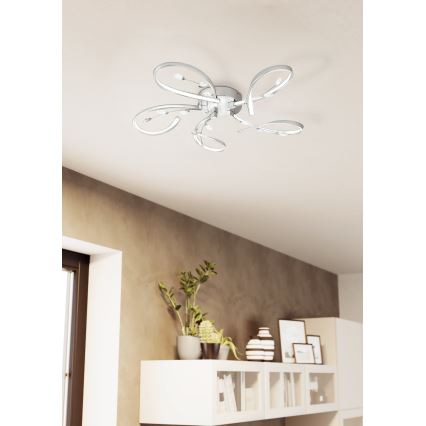 Eglo - Світлодіодна кришталева пристельова люстра 5xLED/6,6W/230V