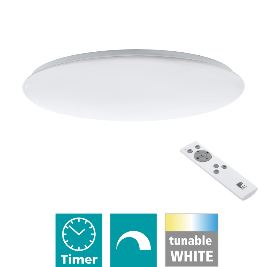 Eglo - Стельовий LED світильник з регулюванням яскравості LED/60W/230V + пульт дистанційного керування
