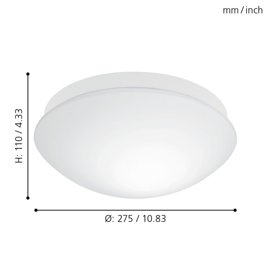 Eglo - Светильник для ванной комнаты с датчиком 1xE27/20W/230V IP44