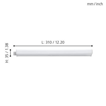 Eglo - Світлодіодне кухонне освітлення під шафи LED/3,2W/230V