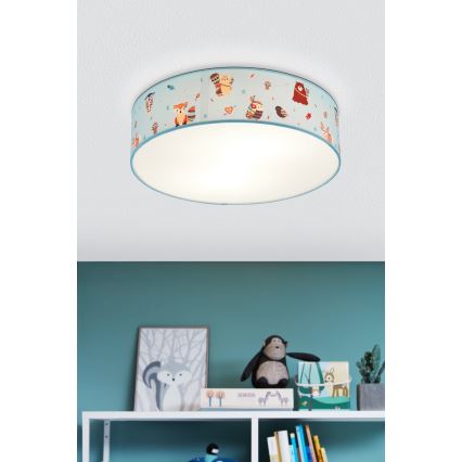 Eglo - Дитяче стельове освітлення 2xE27/40W/230V