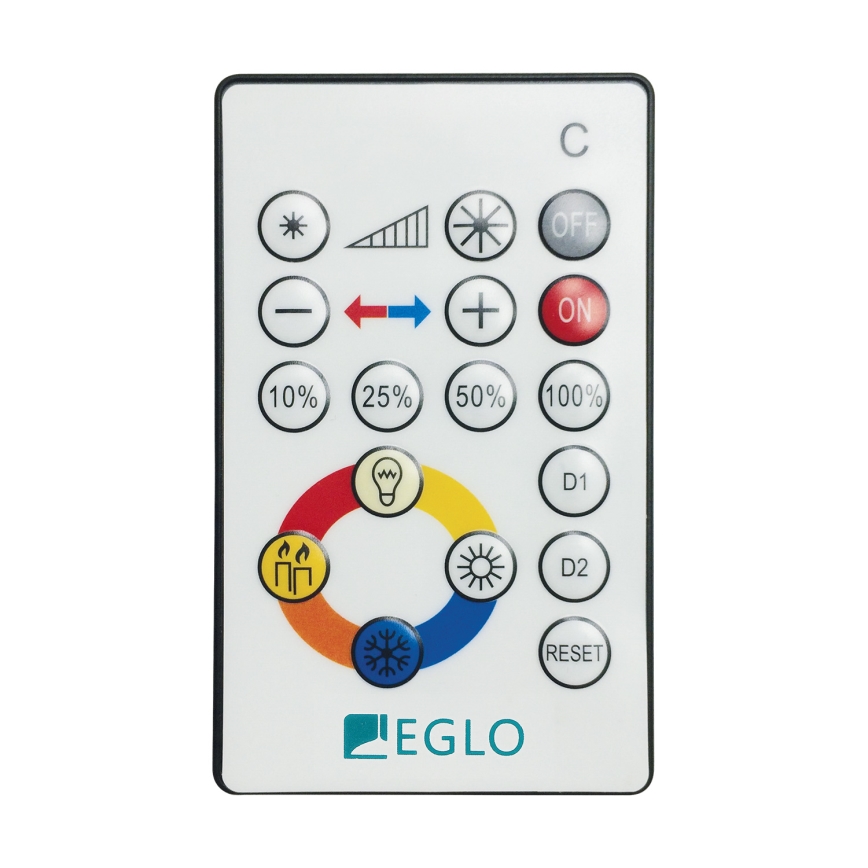 Eglo - Світлодіодний стельовий світильник з регульованою яскравістю LED/21W/230V