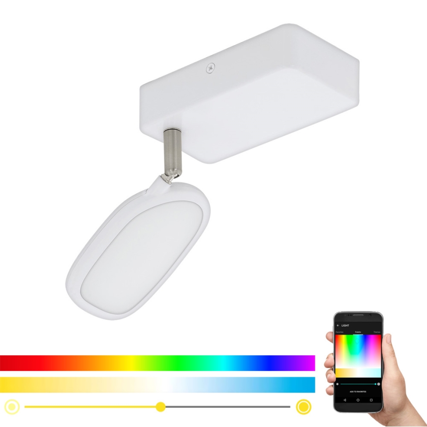 Eglo - Светильник точечный LED RGB PALOMBARE-C 1xLED/5W/230V