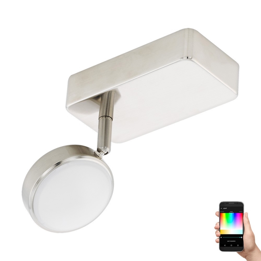 Eglo 97714 - Светодиодный точечный RGB-светильник с регулированием яркости CORROPOLI-C LED/5W/230V