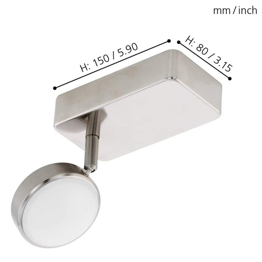 Eglo 97714 - Светодиодный точечный RGB-светильник с регулированием яркости CORROPOLI-C LED/5W/230V