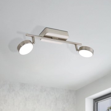 Eglo 97715 - LED RGB Точковий світильник з регулюванням яскравості CORROPOLI-C 2xLED/5W/230V