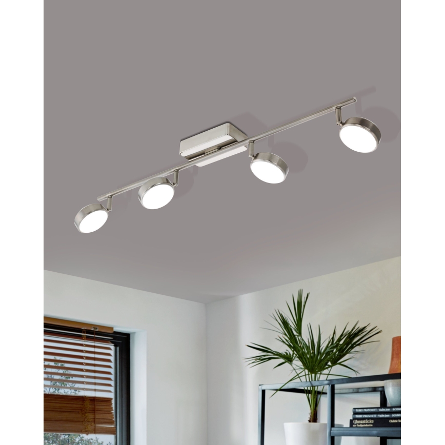 Eglo - LED RGB Точковий світильник з регулюванням яскравості CORROPOLI-C 4xLED/5W/230V