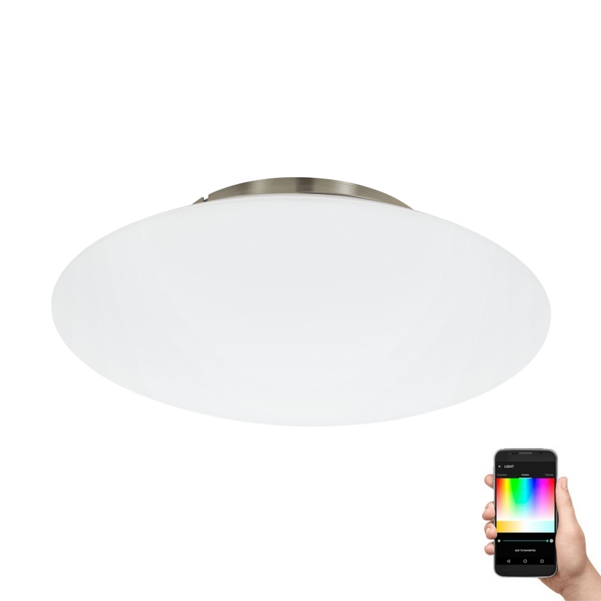 Eglo 97811 - Светодиодный потолочный RGB-светильник с регулированием яркости FRATTINA-C 1xLED/27W/230V
