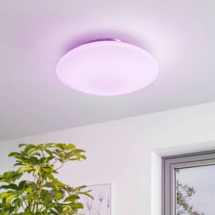 Eglo 97811 - Светодиодный потолочный RGB-светильник с регулированием яркости FRATTINA-C 1xLED/27W/230V