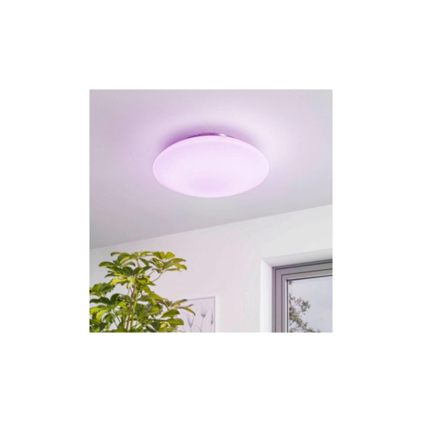 Eglo 97811 - Светодиодный потолочный RGB-светильник с регулированием яркости FRATTINA-C 1xLED/27W/230V