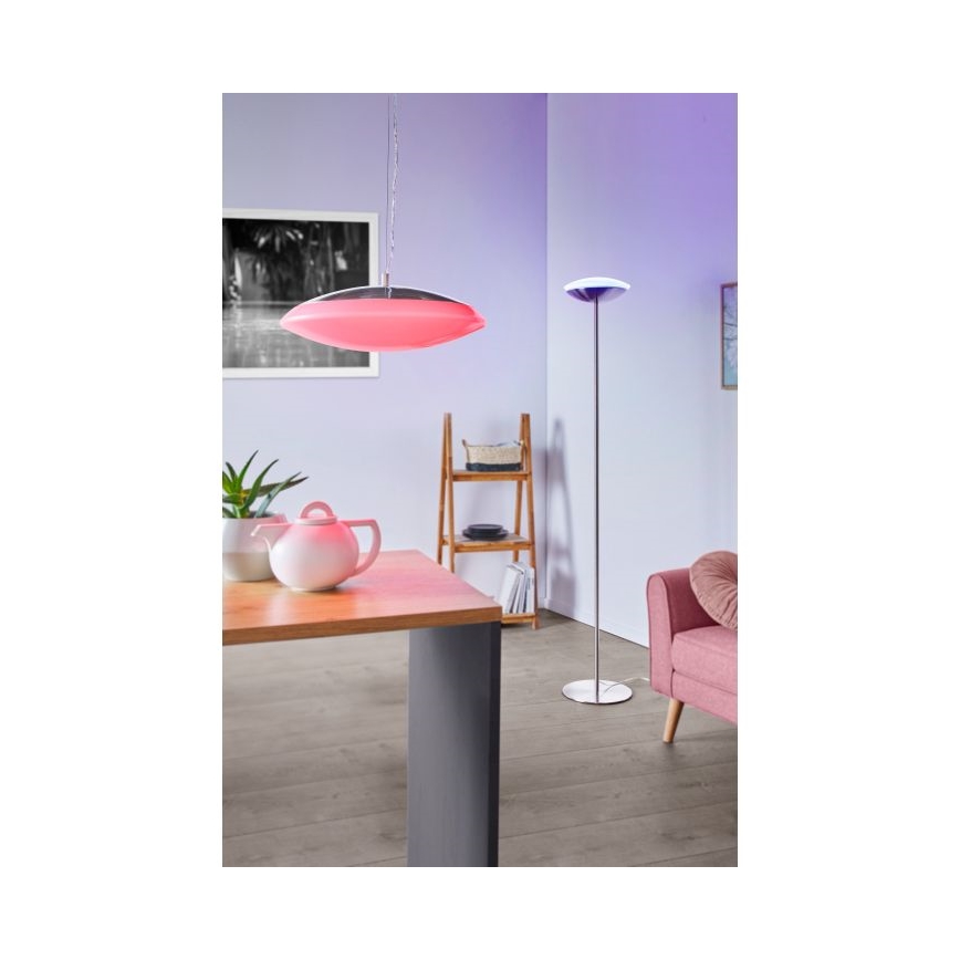 Eglo 97812 - LED RGB затемнювана підвісна люстра на тросі FRATTINA-C 1xLED/27W/230V