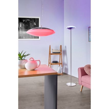 Eglo 97812 - RGB LED димований підвісний світильник на тросі FRATTINA-C LED/27W/230V