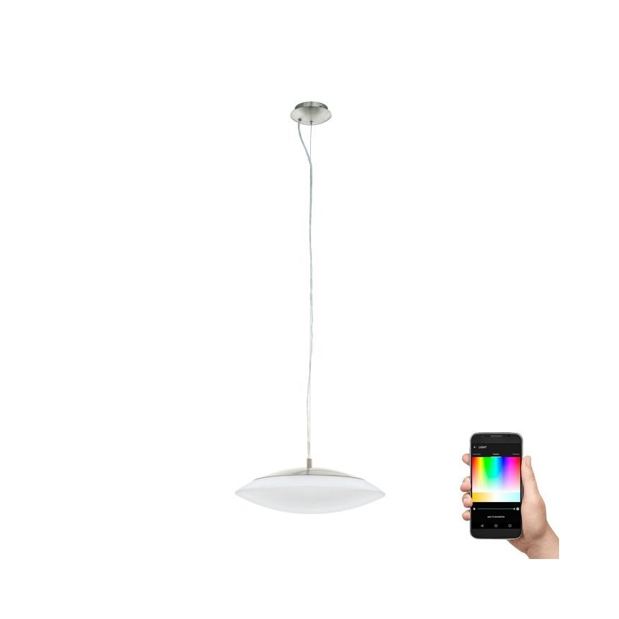 Eglo 97812 - Светодиодная подвесная RGB-люстра с регулированием яркости FRATTINA-C 1xLED/27W/230V